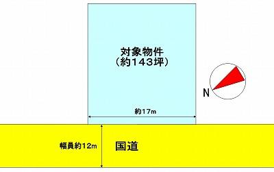 Compartment figure. Land price 8 million yen, Land area 475 sq m