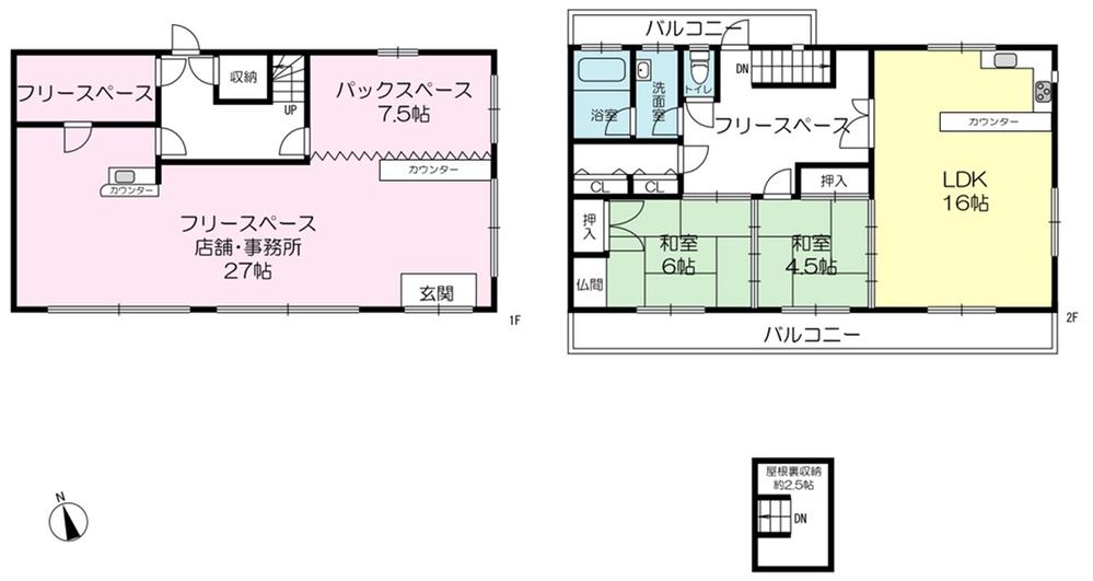 Floor plan. 15 million yen, 2LDK + 3S (storeroom), Land area 369.58 sq m , Building area 159.14 sq m