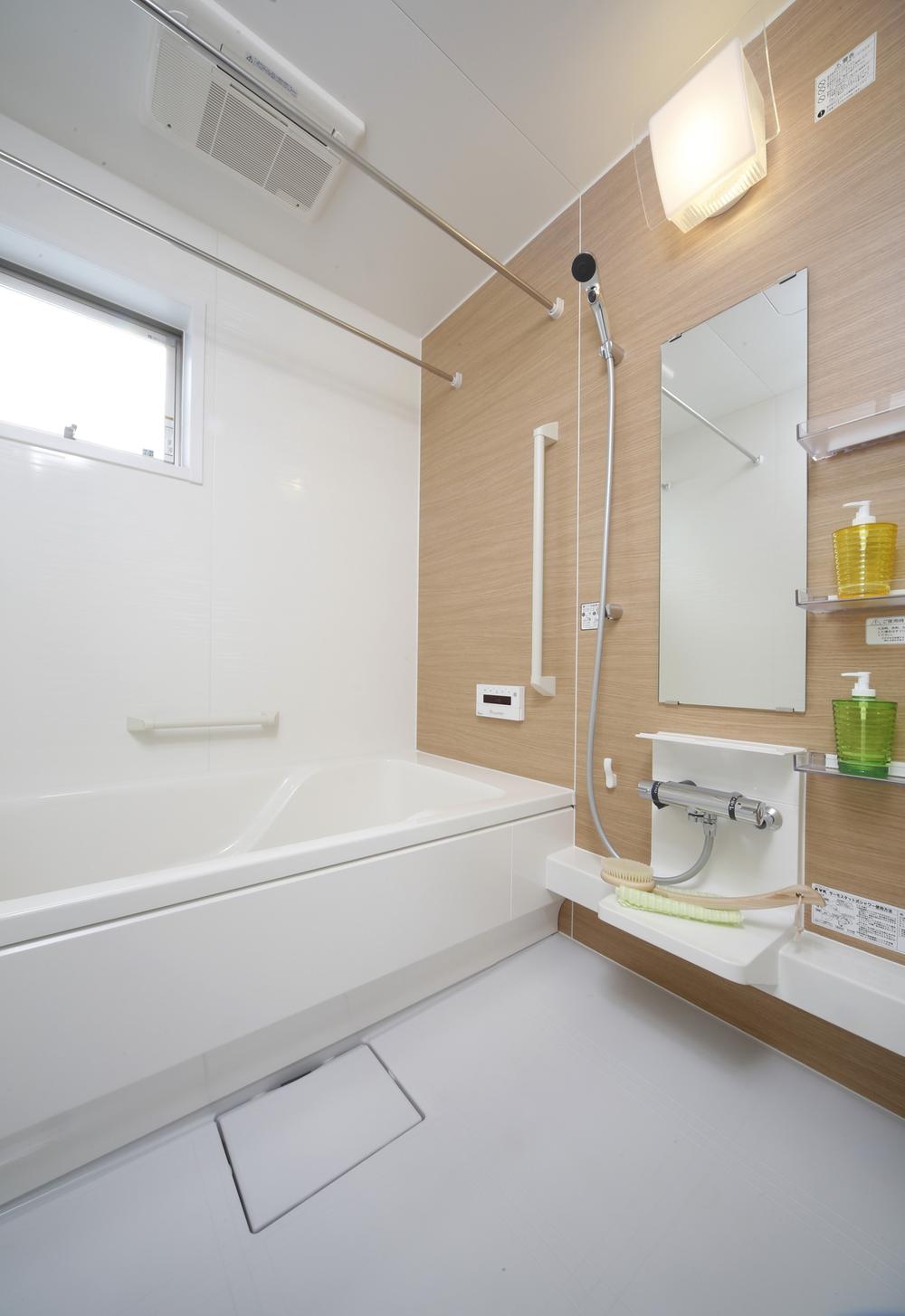 Bathroom. Model house (S-1 No. land) Bathroom that can be relaxed  ※ Sales already dwelling unit