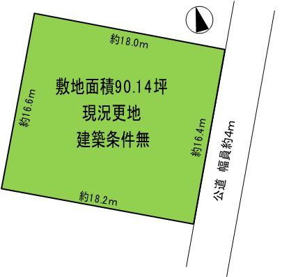 Compartment figure. Land price 2 million yen, Land area 298 sq m
