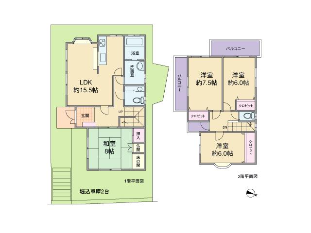 Floor plan. 9 million yen, 4LDK, Land area 133.94 sq m , Building area 108.88 sq m