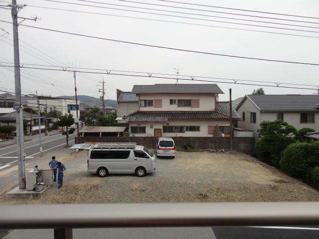 View photos from the dwelling unit. The view from the balcony (south direction)