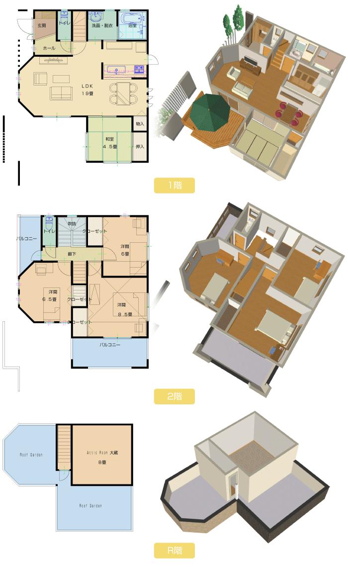 Floor plan. Roof garden! 