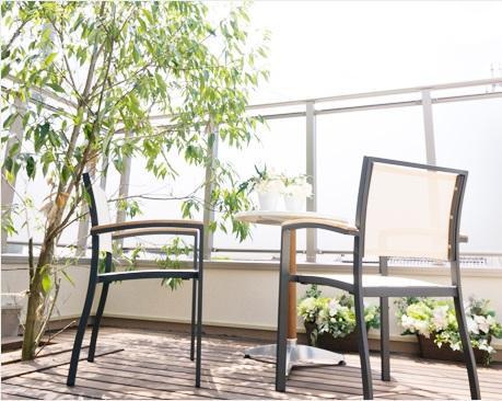 Balcony. Roof garden!  ◆ Refreshing sunshine ◆ Birdsong ◆ Pleasant wind