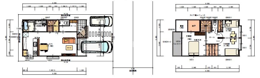 Building plan example (floor plan). Kansai Super (city wards adjacent) 10m Kansai Super up to 26 years early summer open (city wards adjacent) 26 years early summer open