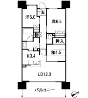 Floor: 3LDK, occupied area: 70.06 sq m, Price: 35,300,000 yen ・ 39,400,000 yen