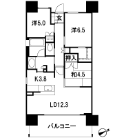 Floor: 3LDK, occupied area: 72.29 sq m, Price: 41.6 million yen