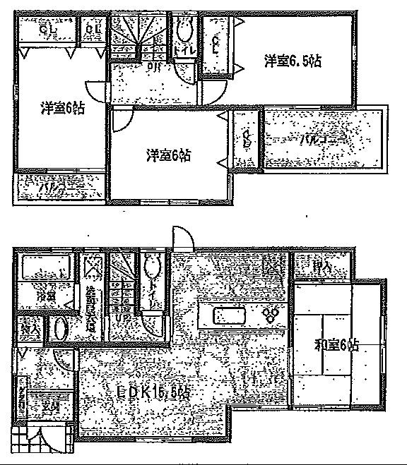 Floor plan. 27,800,000 yen, 4LDK, Land area 204.38 sq m , Building area 95.58 sq m   [Limit 1 House] 