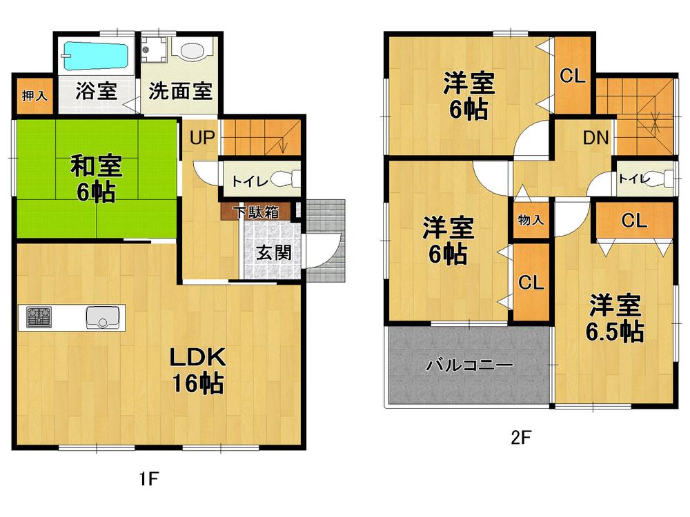 Floor plan. (No. 2 locations), Price 25,800,000 yen, 4LDK, Land area 162.11 sq m , Building area 112.85 sq m