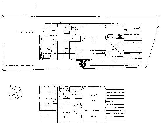 Building plan example (introspection photo). Building plan example (No. 2 land) Total floor area 100.44 sq m
