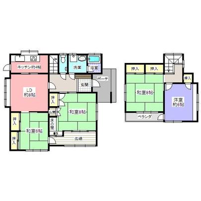 Floor plan. Is a mansion of land about 100 square meters
