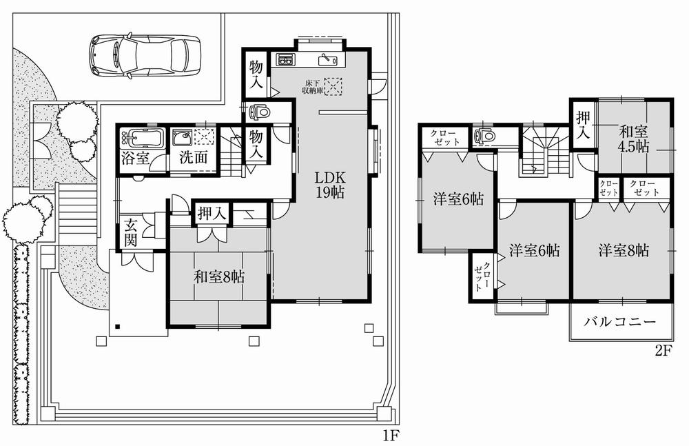 Floor plan. 5.6 million yen, 5LDK, Land area 210.19 sq m , Building area 128.34 sq m