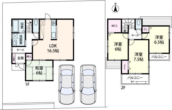 Floor plan. 28,900,000 yen, 4LDK, Land area 189.03 sq m , Building area 98.82 sq m