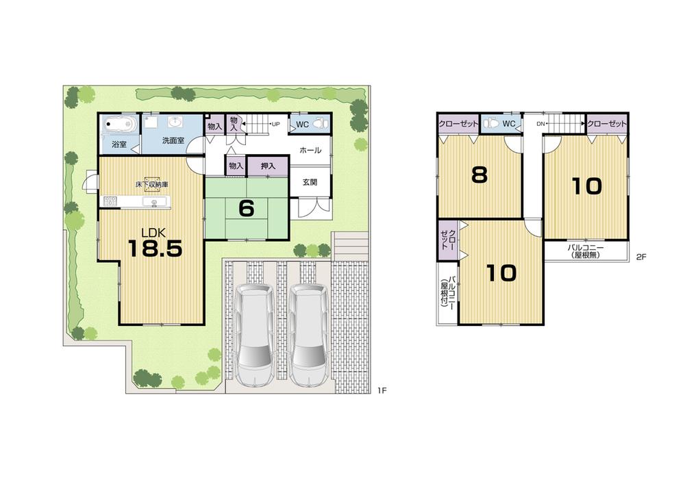 Floor plan. (11-21), Price 23.5 million yen, 4LDK, Land area 166.56 sq m , Building area 121.5 sq m