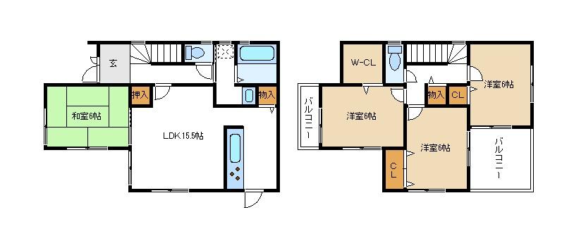 Floor plan. 23.8 million yen, 4LDK, Land area 178.23 sq m , Building area 94.77 sq m