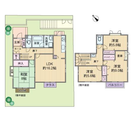 Floor plan. 28.8 million yen, 4LDK, Land area 168.24 sq m , Building area 121.01 sq m