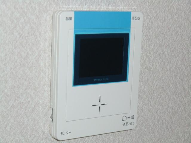 Security equipment. Local photos (color monitor intercom)