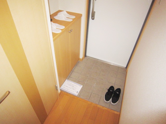 Entrance. Shoe box equipped
