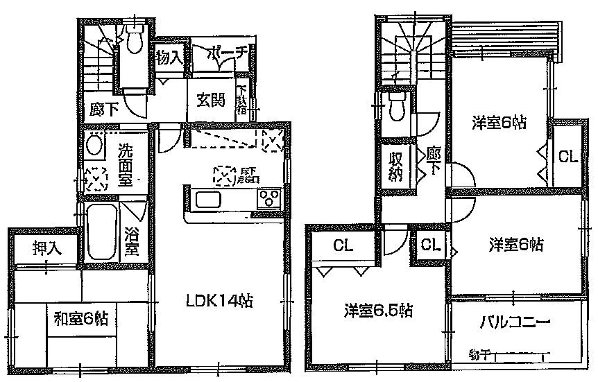 Floor plan. 28.8 million yen, 4LDK, Land area 100.13 sq m , Building area 93.55 sq m   [Limit 1 House] 