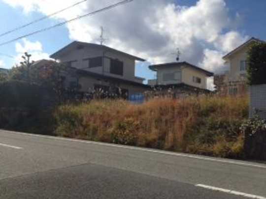 Local land photo.  ■ It is local, which was taken from the north side. 