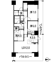 Floor: 3LDK + WIC + SIC, the occupied area: 75.03 sq m, Price: 37,570,000 yen