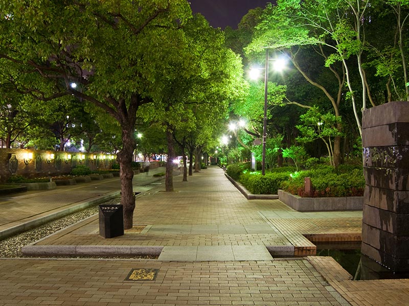 park. Higashiyuen land park until the (park) 140m