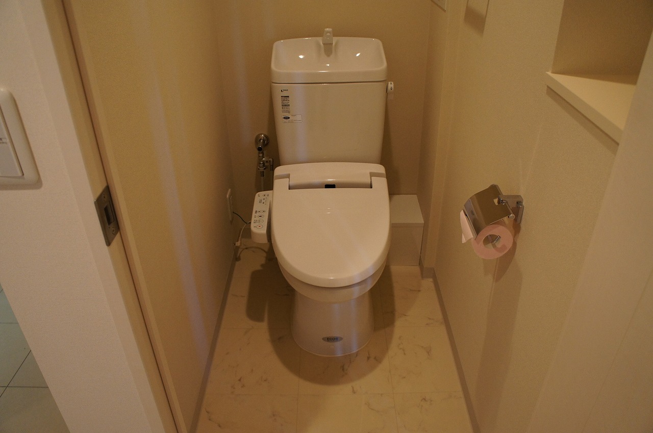 Toilet. Spacious comfortable