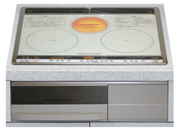 Kitchen.  [IH cooking heater] 200 for high firepower with bolts high power and about 90% of excellent thermal efficiency of (manufacturer survey). Heating power adjustment is also freely at the touch of a button. Also, It is possible to cook without a fire, Do not worry about going out and forgetting to turn off by boiling over (same specifications)