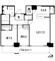 Floor: 2LDK + N, the occupied area: 82.95 sq m, Price: 49.1 million yen