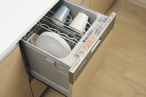 Kitchen.  [Dishwasher] Can out the dishes in a comfortable position, It offers low noise and energy saving (same specifications)