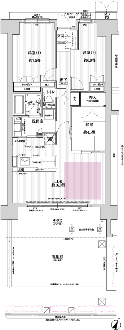 Floor: 3LDK, occupied area: 76.15 sq m, Price: 31.9 million yen