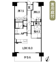 Floor: 3LDK, occupied area: 76.15 sq m, Price: 31.9 million yen