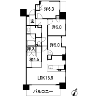 Floor: 4LDK, occupied area: 80.54 sq m, price: 38 million yen ~ 44,800,000 yen
