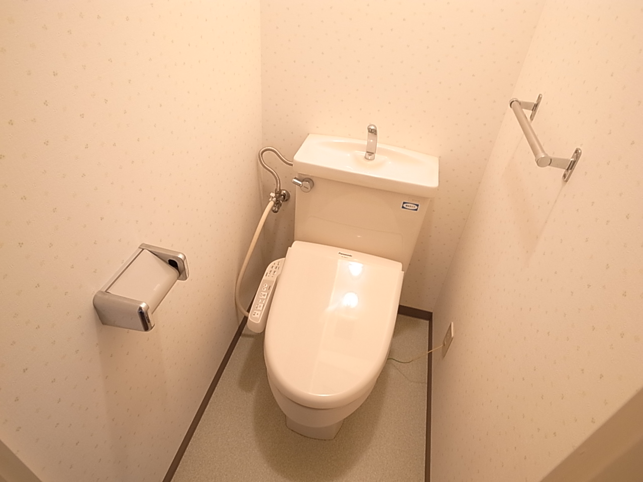 Toilet. With hot toilet seat