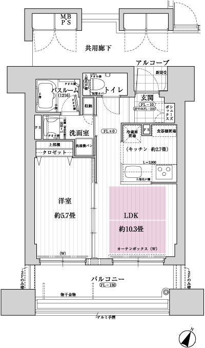 Floor: 1LDK, occupied area: 37.15 sq m, Price: 23,300,000 yen ~ 26,900,000 yen