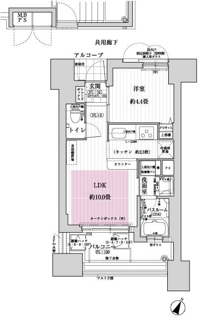 Floor: 1LDK, occupied area: 32.46 sq m, Price: 19.9 million yen ~ 23,900,000 yen