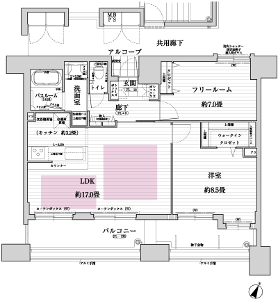 Floor: 1LDK + F, the area occupied: 71.73 sq m, Price: 52,800,000 yen ・ 53,400,000 yen