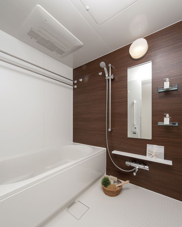 Bathing-wash room.  [Bathroom] To produce a bus time that you can truly relax, It is comfortably relaxing bathroom (C type model room)