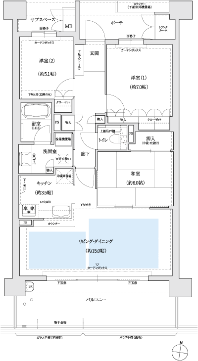 Floor: 3LDK, the area occupied: 82.9 sq m, Price: TBD