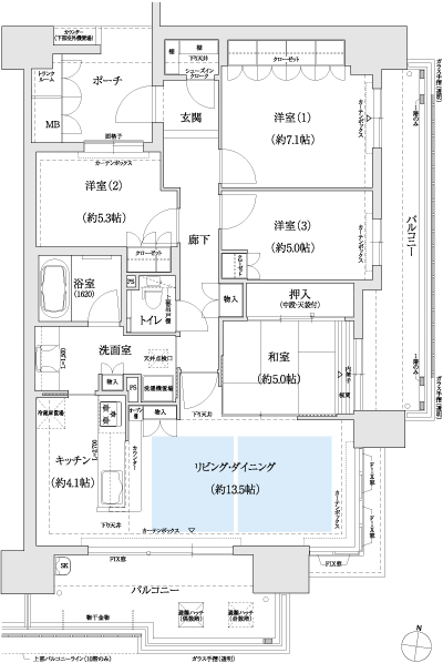 Floor: 4LDK, occupied area: 96.61 sq m, Price: TBD