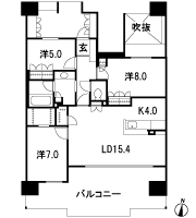 Floor: 3LDK, occupied area: 88.86 sq m, Price: TBD