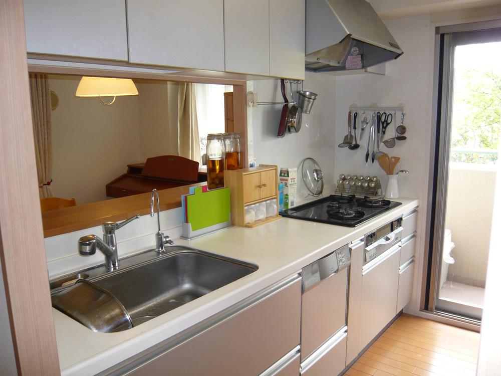 Kitchen. Open-minded counter kitchen