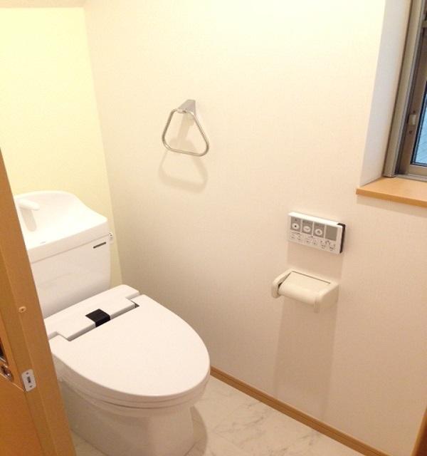 Toilet. Toilets are located in two places. 