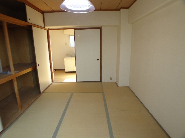 Living and room. Japanese-style room is with lighting equipment.