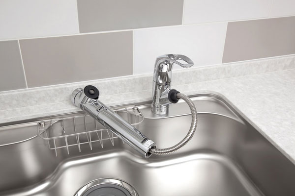 Kitchen.  [Water purifier mixing faucet with integrated shower] Mixing faucet water purifier are integrated. Equipped with a unique triple filtration system, Has been friendly and ease-of-use relief (same specifications)