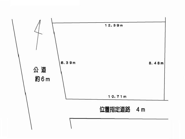 Compartment figure. Land price 29,800,000 yen, Land area 96.65 sq m