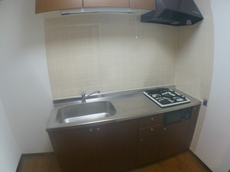 Kitchen. Second floor. 1F, Located on the 2F.