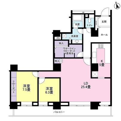 Floor plan. 2LD of 108.28 sq m ・ K type!