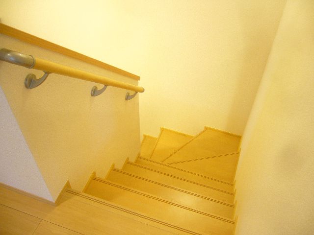 Other. Safe stairs with a handrail