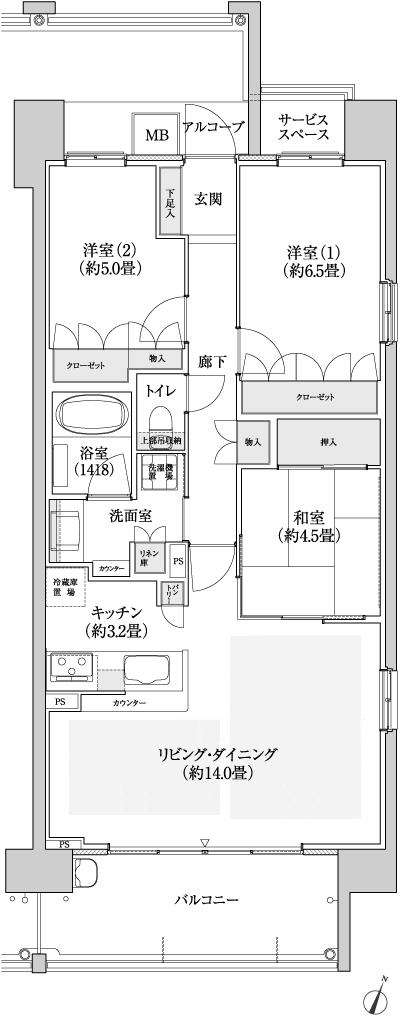 Floor: 3LDK, occupied area: 75.95 sq m, Price: TBD